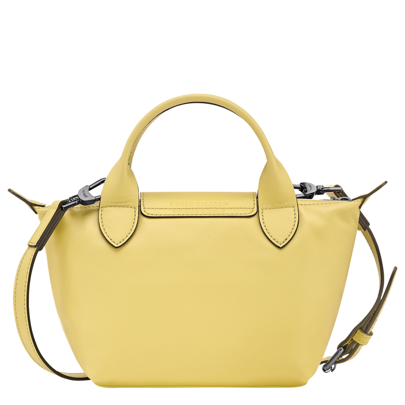 Le Pliage Xtra XS Handbag , Lime - Leather  - View 3 of  5