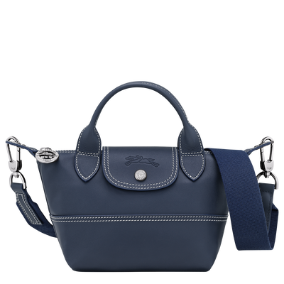 Le Pliage Xtra XS Handbag , Navy - Leather