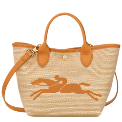 Le Panier Pliage S Basket bag , Apricot - Canvas