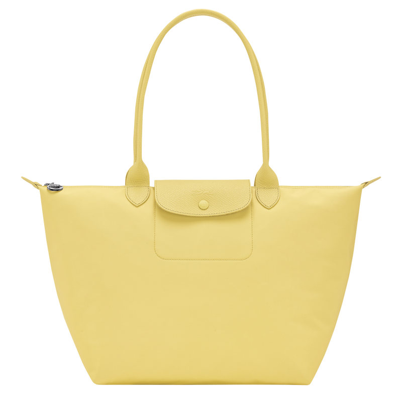 Le Pliage One L Tote bag , Lime - Canvas  - View 1 of  7