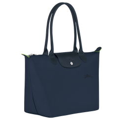 Le Pliage Green M 小号单肩包 , 海军蓝色 - 再生帆布