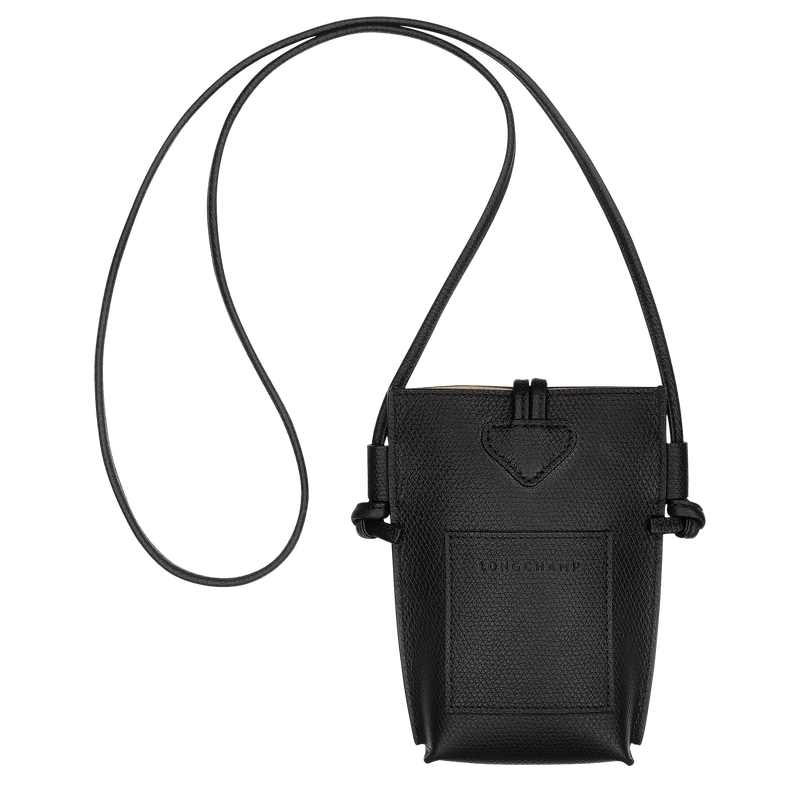 Le Roseau 手机包 , 黑色 - 皮革  - 查看 4 6