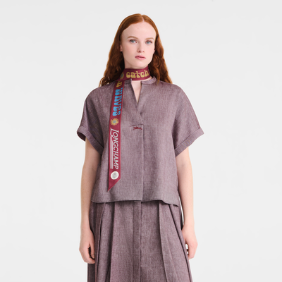 Catch The Parisian Wave（逐浪巴黎） 细丝带, 勃艮第色