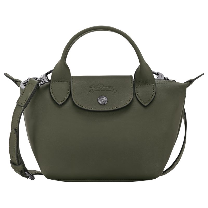 Le Pliage Xtra XS 手提包 , 冷杉色 - 皮革  - 查看 1 6