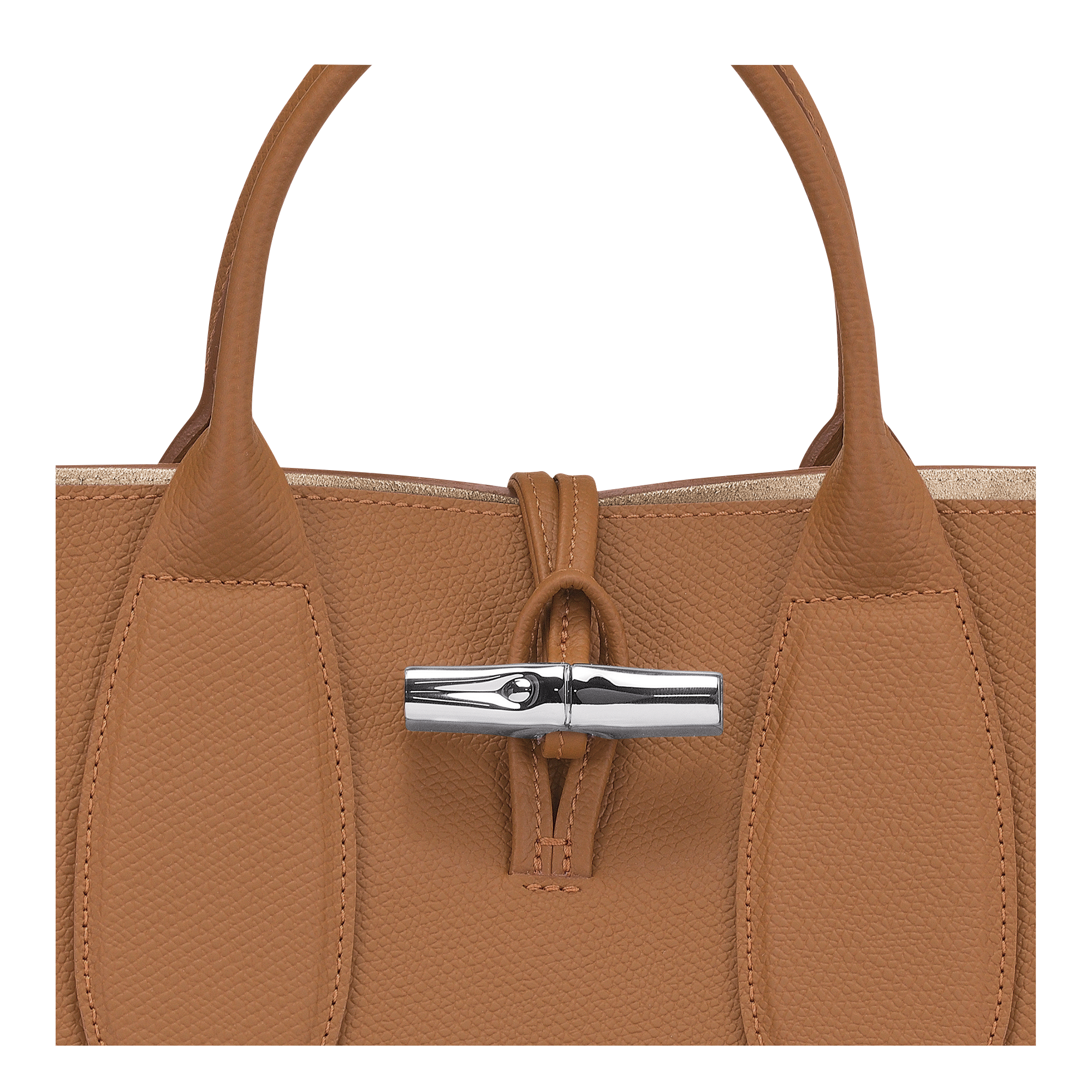 Roseau Handbag M, Natural