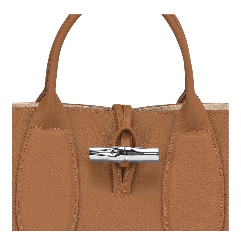 Roseau M Handbag , Natural - Leather  - View 7 of  7