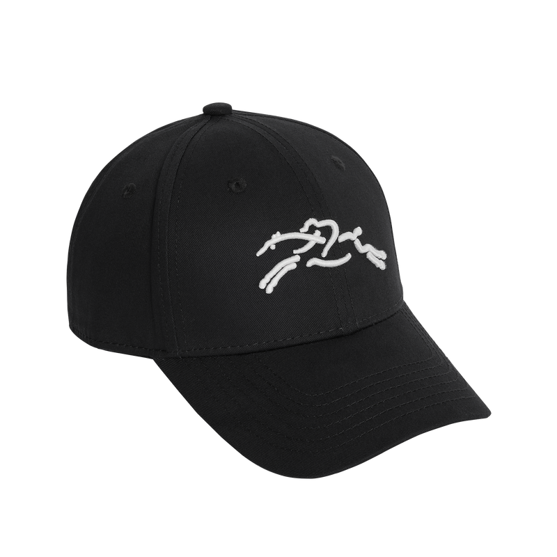Cap , Black - Organic cotton  - View 1 of  4