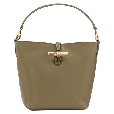 Le Roseau XS 水桶包 , Olive - 皮革