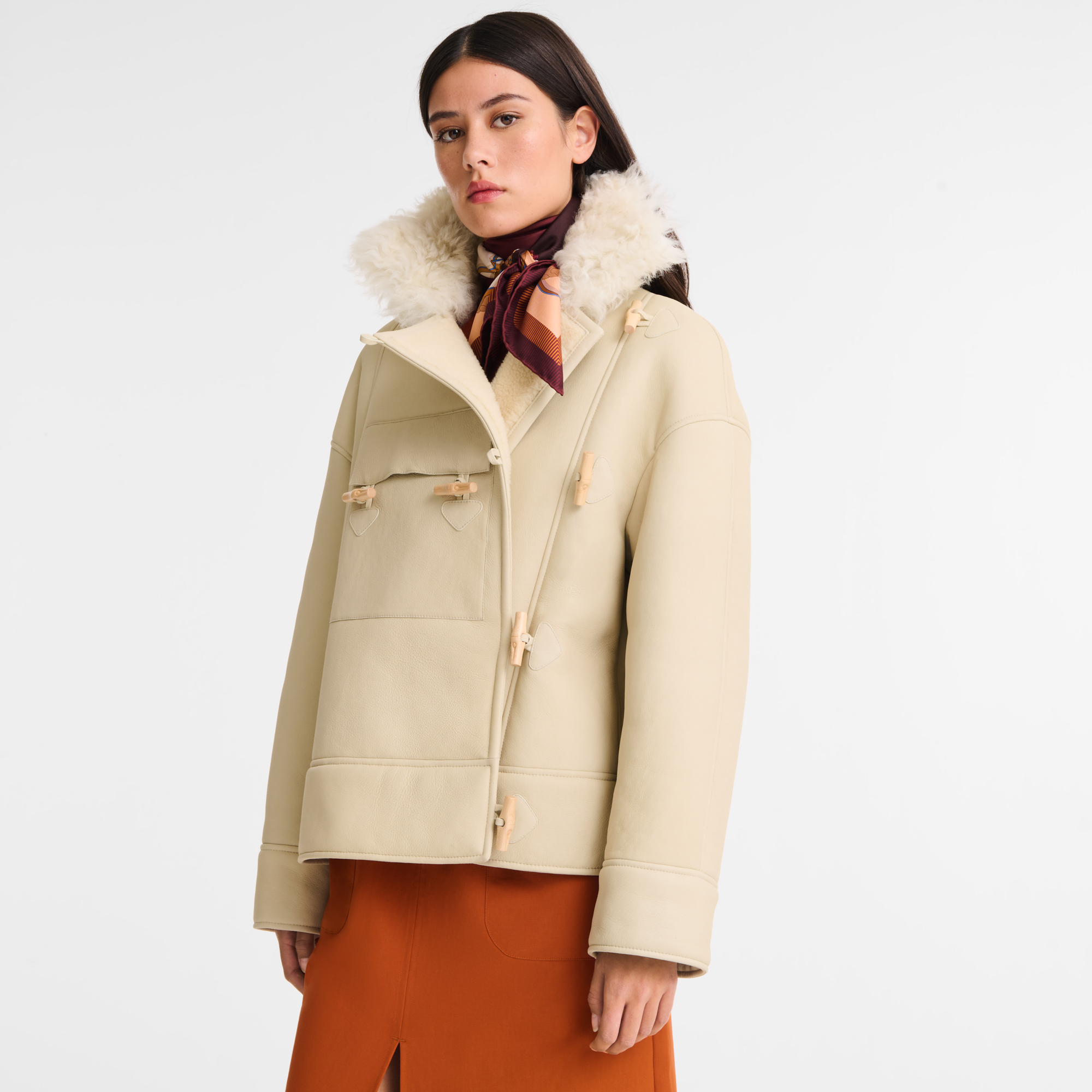Coat, Ecru - View 3 of
4 - zoom in null Coat, Ecru