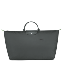 Le Pliage Green M Travel bag , Graphite - Recycled canvas