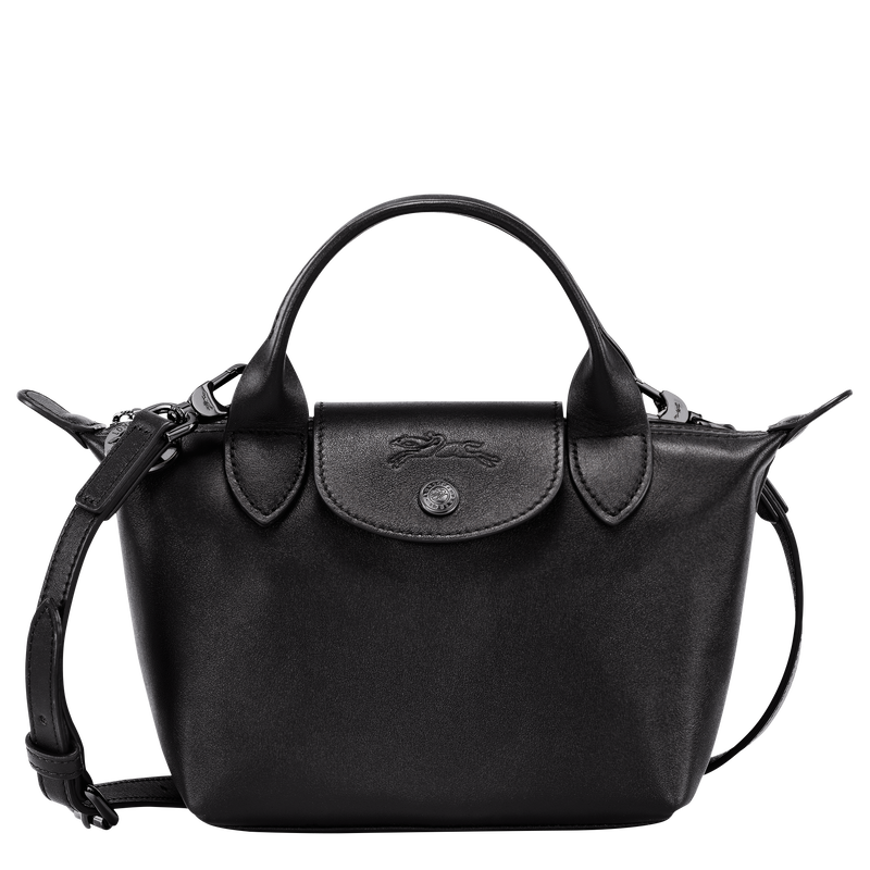 Le Pliage Xtra XS 手提包 , 黑色 - 皮革  - 查看 1 6