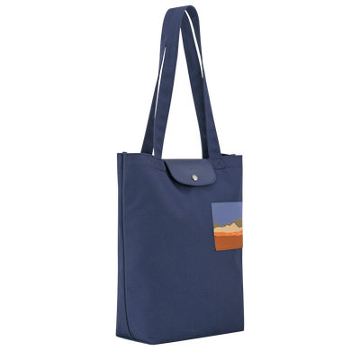 Caroline H&eacute;lain x Longchamp M 托特包 , Thistle - 帆布