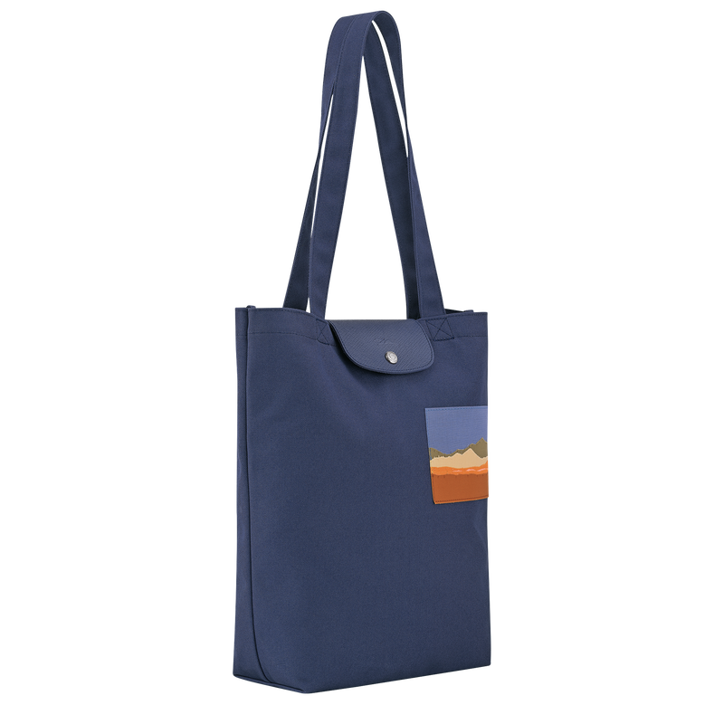 Caroline H&eacute;lain x Longchamp M Tote bag , Thistle - Canvas  - View 2 of  5