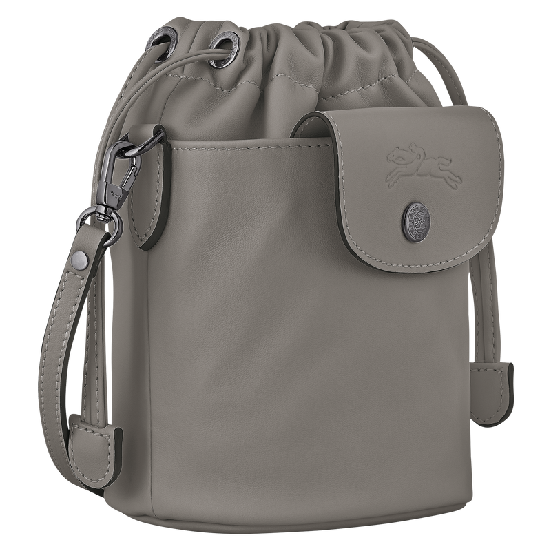 Le Pliage Xtra XS 水桶包 , 斑鸠灰 - 皮革  - 查看 3 6