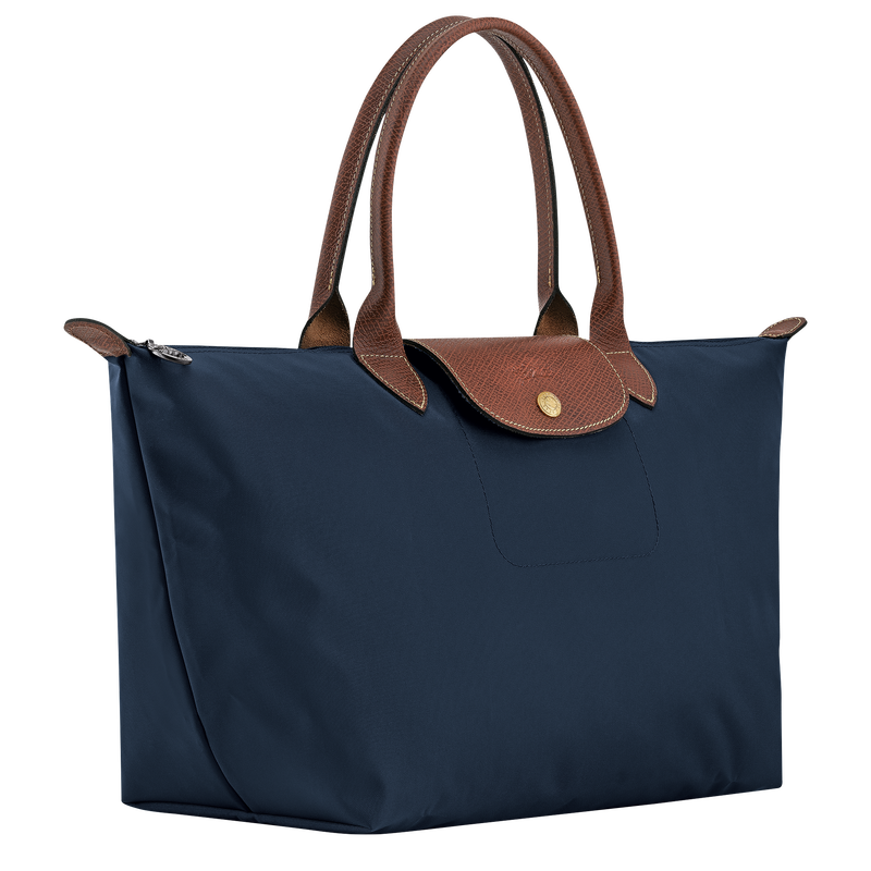 Le Pliage Original L Handbag , Navy - Canvas  - View 3 of  8