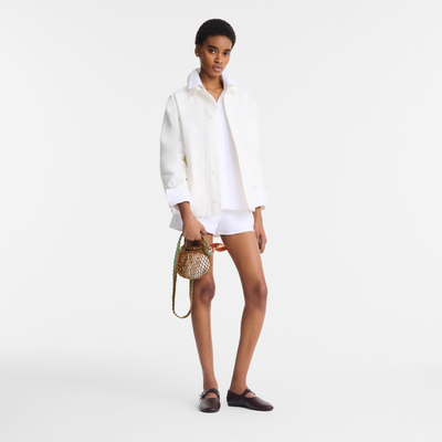 Le Pliage Collection Mesh bag , Tobacco - Canvas