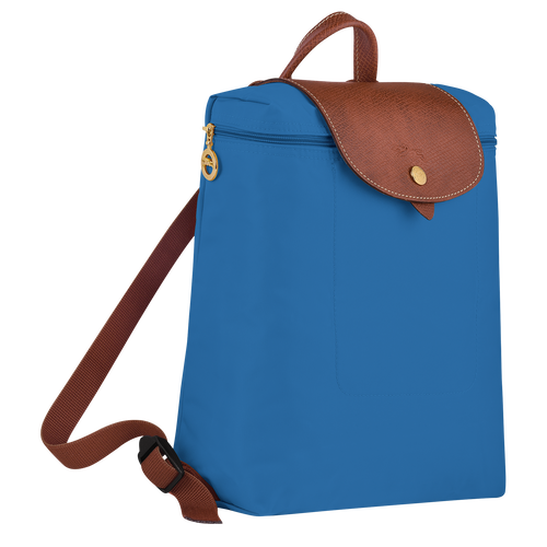 Le Pliage Original M Backpack , Cobalt - Recycled canvas - View 3 of  6