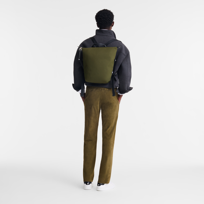 Le Pliage Energy L 双肩背包 , 卡其色 - 再生帆布