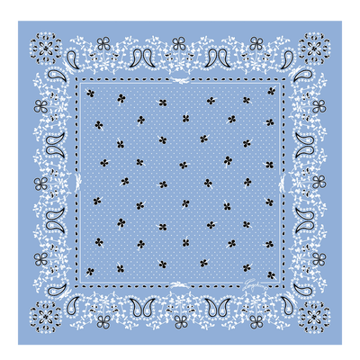 French Bandana 丝巾 50 , - 真丝