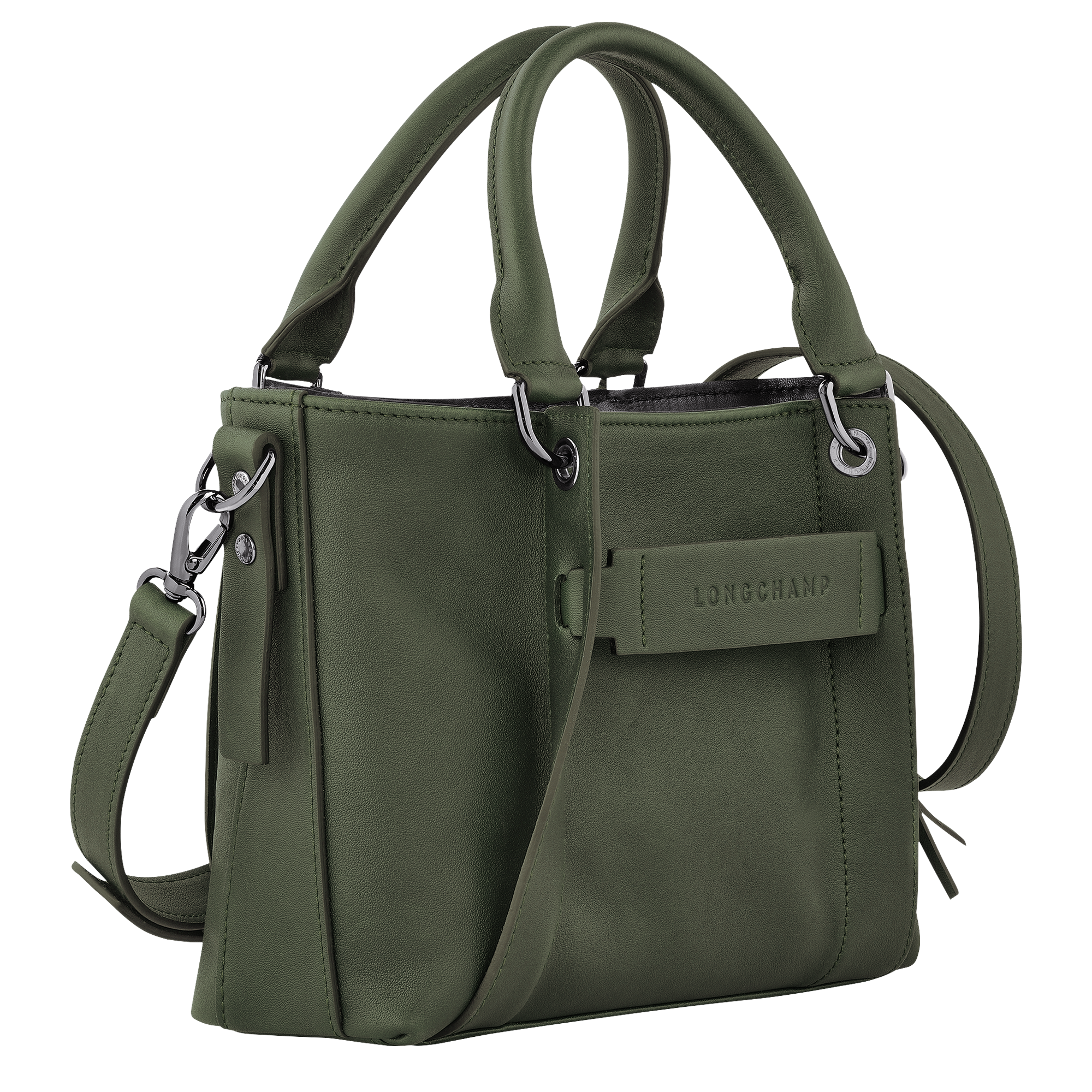 Longchamp 3D 手提包 S, 卡其色