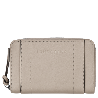 Longchamp 3D Wallet , Clay - Leather