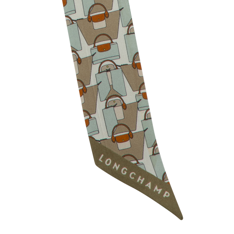 Origami Le Pliage 细丝带 , 马鞭草绿 - 真丝  - 查看 3 3