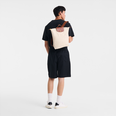 Le Pliage Original M 双肩背包 , 鹅卵石 - 再生帆布