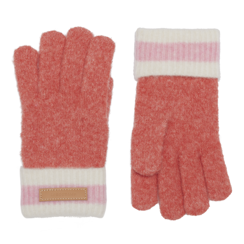Gloves , Coral/Pink - Knit  - View 2 of  2