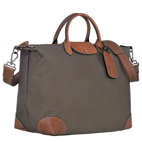 Boxford S Travel bag , Brown - Recycled canvas - View 3 of  6