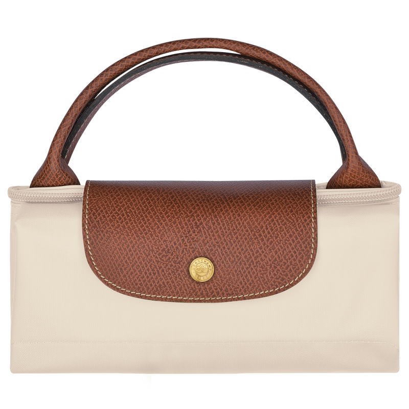 Le Pliage Original L 旅行包 , 纸张白 - 再生帆布  - 查看 7 7
