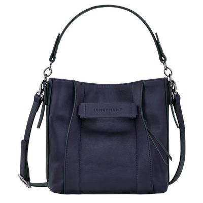 Longchamp 3D 斜挎包 S, 浆果紫