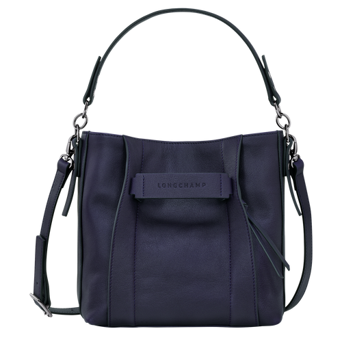Longchamp 3D S 斜挎包 , 浆果紫 - 皮革 - 查看 1 5