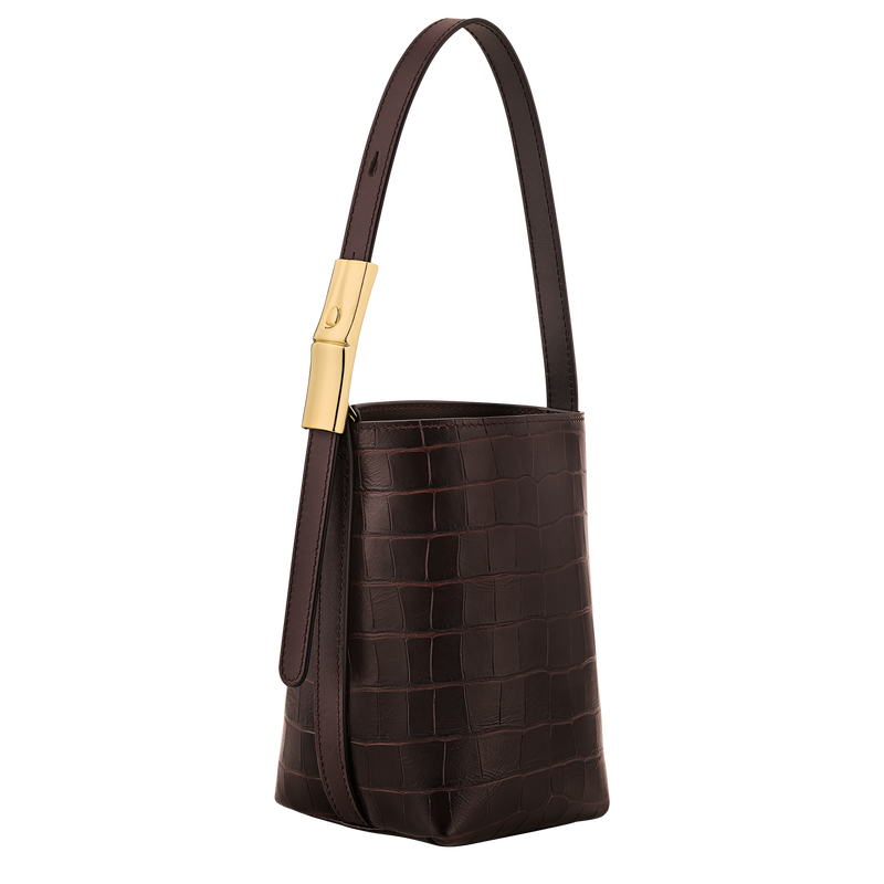 Le Smart XS Bucket bag , Mocha - Leather  - View 2 of  5