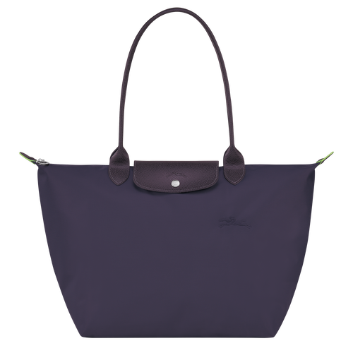 Le Pliage Green L Tote bag , Bilberry - Recycled canvas - View 1 of  5