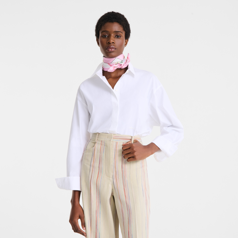 Vivement l'Et&eacute;（盛夏可期） 丝巾 70 , 芭蕾粉 - 真丝  - 查看 2 2