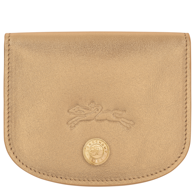 Le Pliage Xtra 卡夹 , 金色 - 皮革  - 查看 1 3