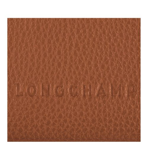 Le Foulonné Cardholder , Caramel - Leather - View 3 of  3