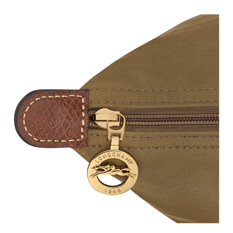 Le Pliage Original M Tote bag , Olive - Recycled canvas  - View 5 of  6