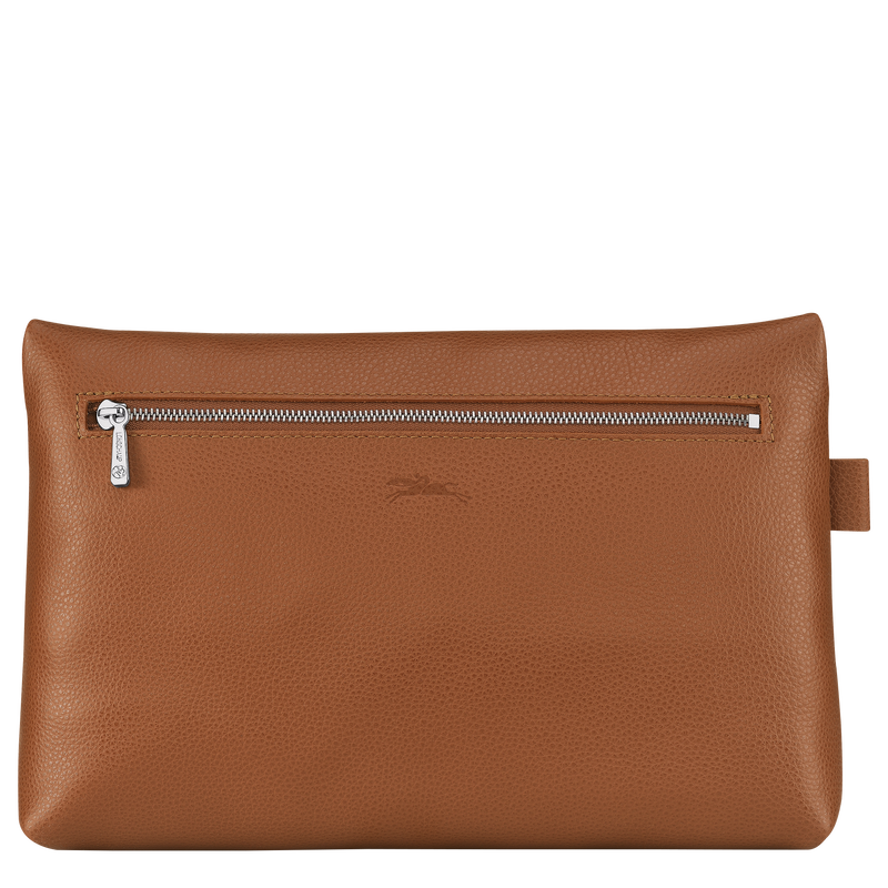 Le Foulonn&eacute; Toiletry case , Caramel - Leather  - View 3 of  3
