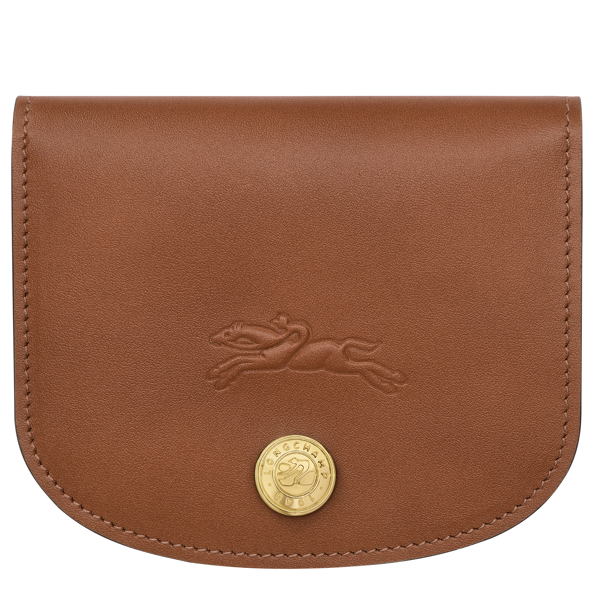 &Eacute;pure Card holder, Cognac