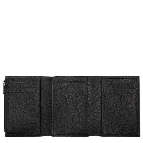 Roseau Essential Wallet , Black - Leather - View 2 of  3