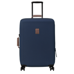 Boxford L Suitcase , Blue - Recycled canvas