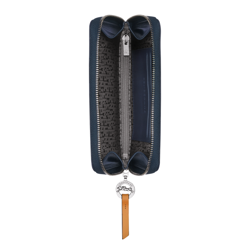 Le Pliage City Wallet , Navy - Canvas  - View 2 of  2