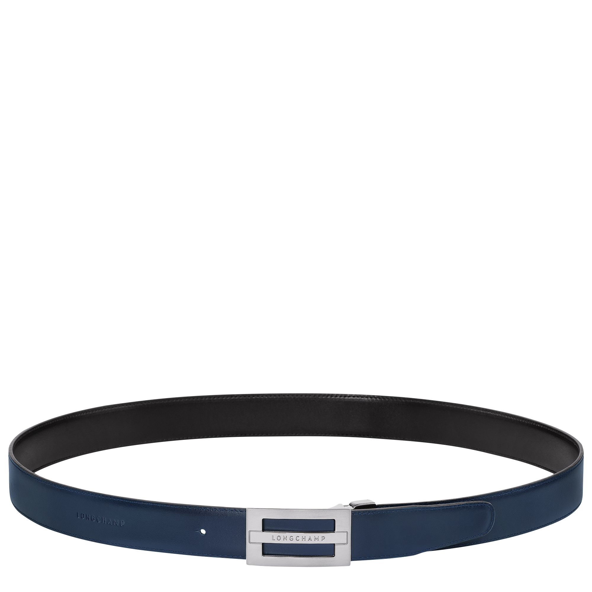 Men's belt, Black/Navy - View 3 of
4 - zoom in Delta Box Men's belt, Black/Navy
