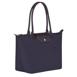 Le Pliage Green M 小号单肩包 , 浆果紫 - 再生帆布
