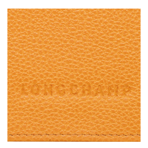 Le Foulonné Continental wallet , Apricot - Leather - View 4 of  4