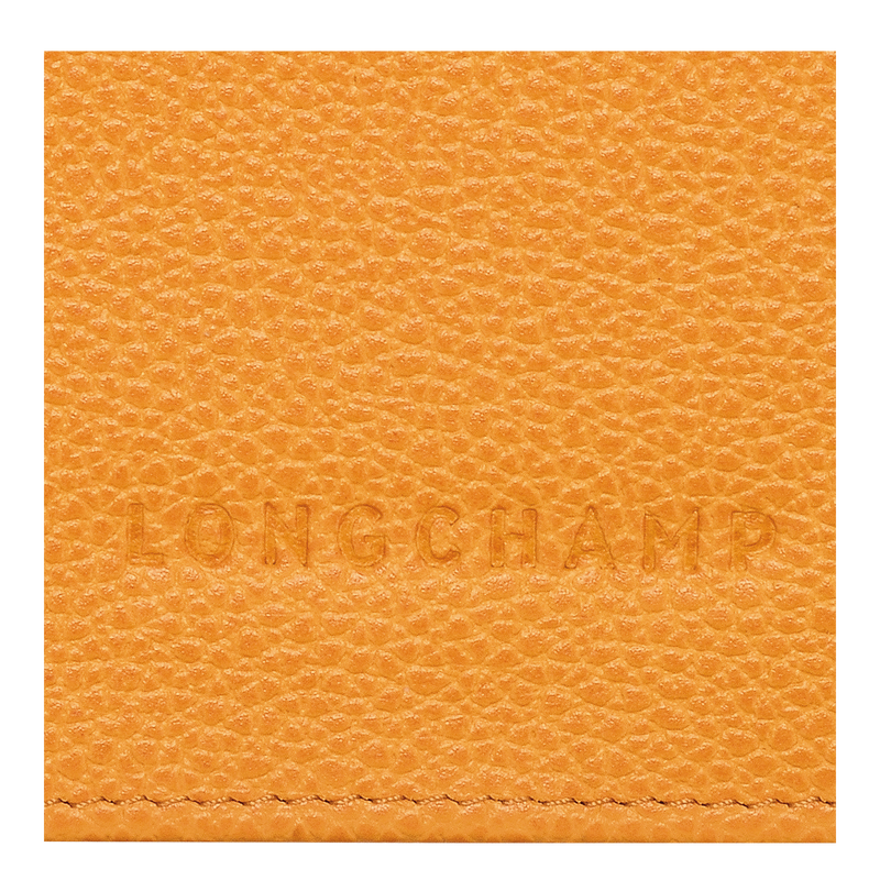Le Foulonné Continental wallet , Apricot - Leather  - View 4 of  4