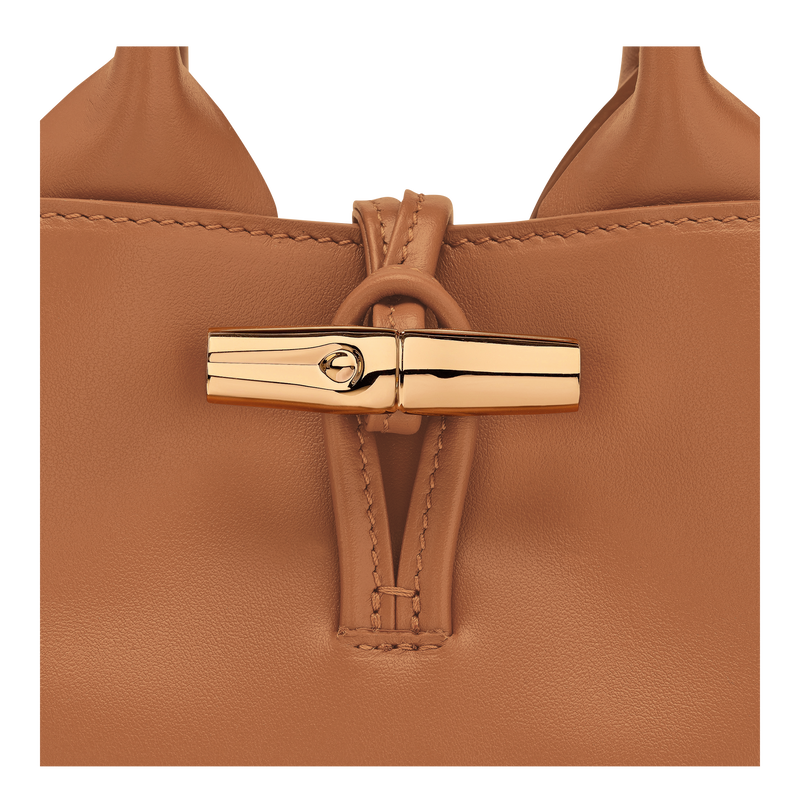 Le Roseau XS 手提包 , 腰果棕 - 皮革  - 查看 7 7