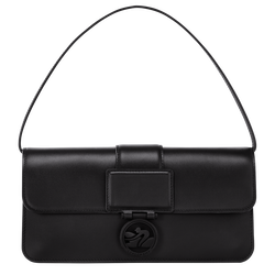 Box-Trot M Baguette bag , Black - Leather