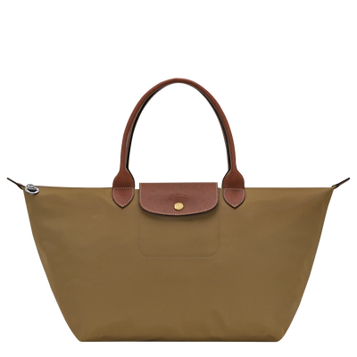 Le Pliage Original L Handbag , Olive - Canvas